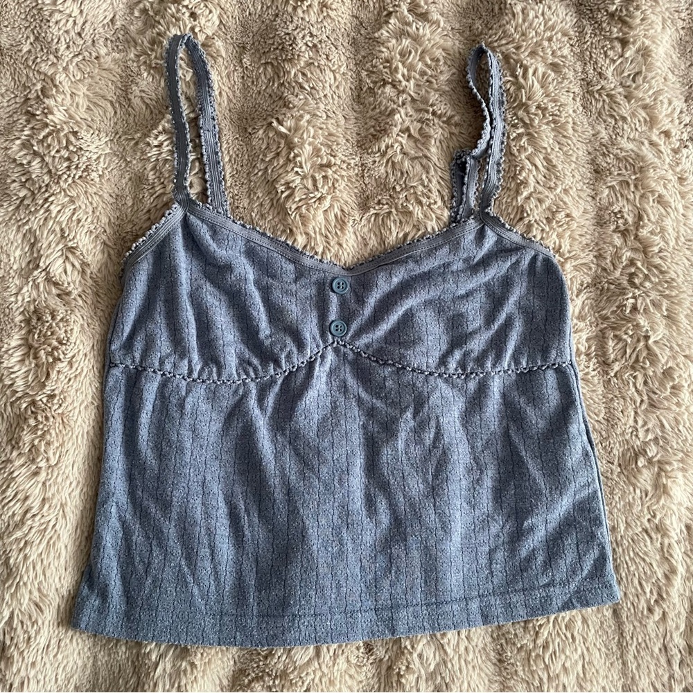 Blue Camisole Tank Top